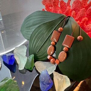 Elegant Tiger’s eye Beaded Necklace